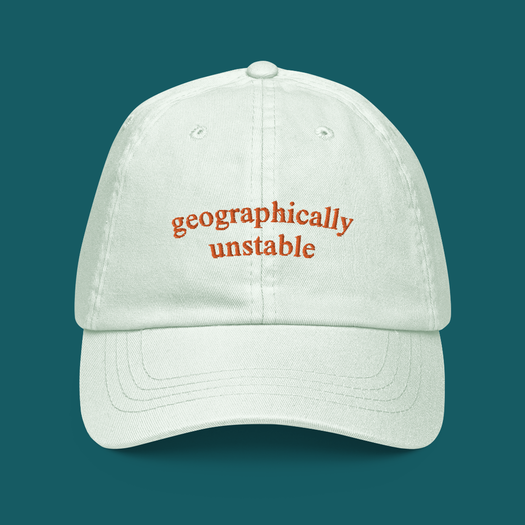 Organic-Cotton Cap »geographically unstable«