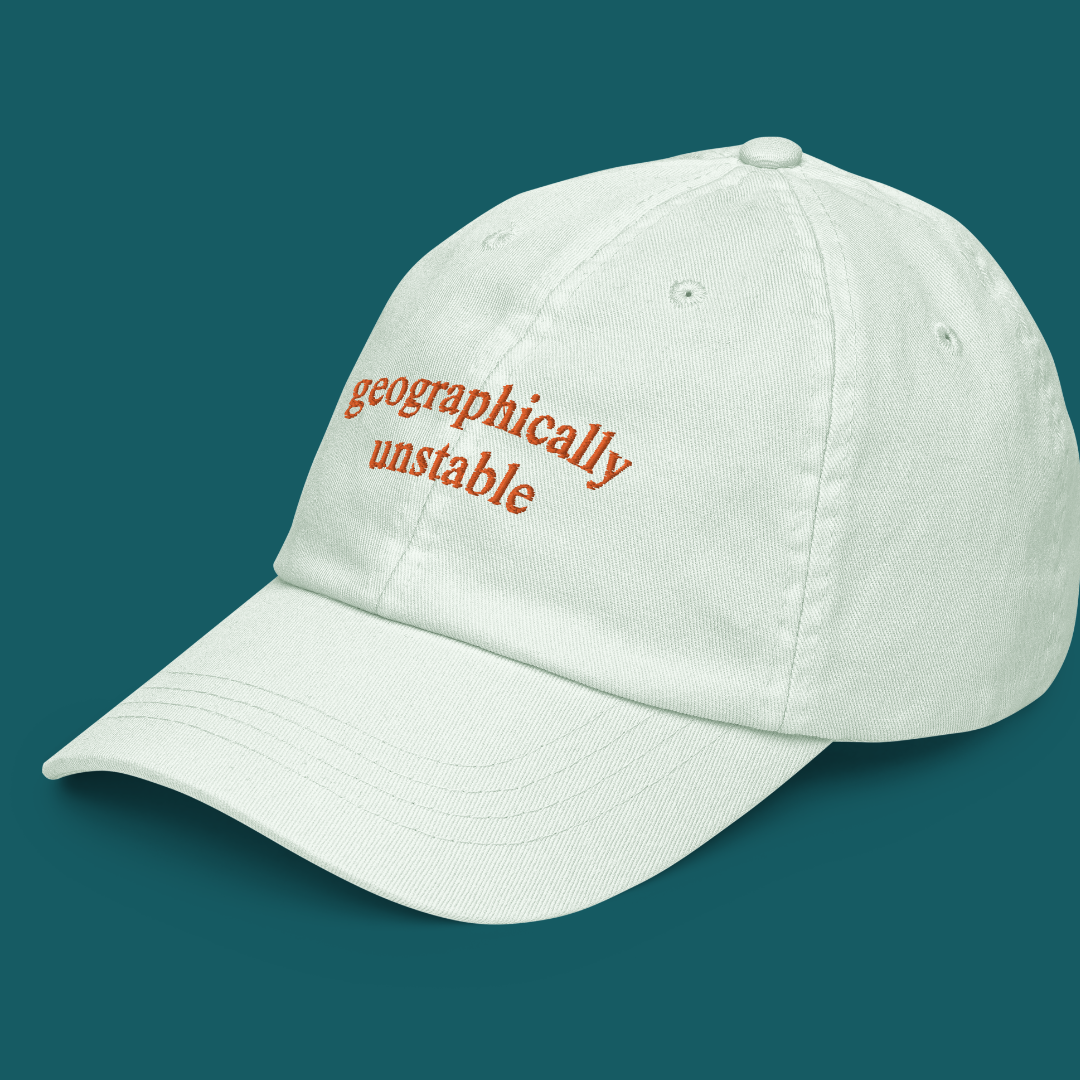 Organic-Cotton Cap »geographically unstable«