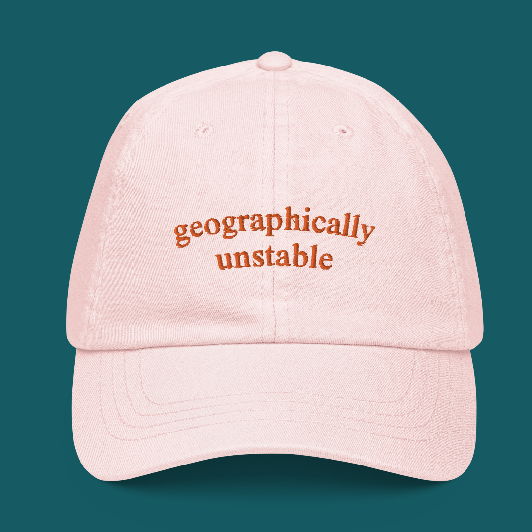 Organic-Cotton Cap »geographically unstable«