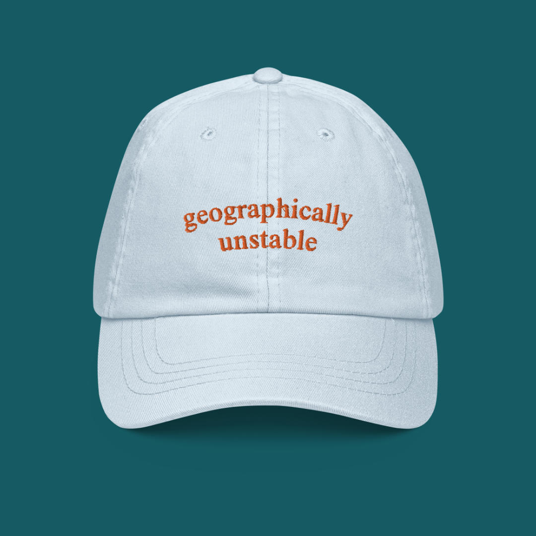 Organic-Cotton Cap »geographically unstable«