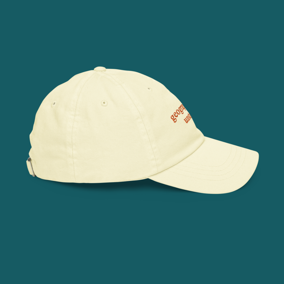 Organic-Cotton Cap »geographically unstable«