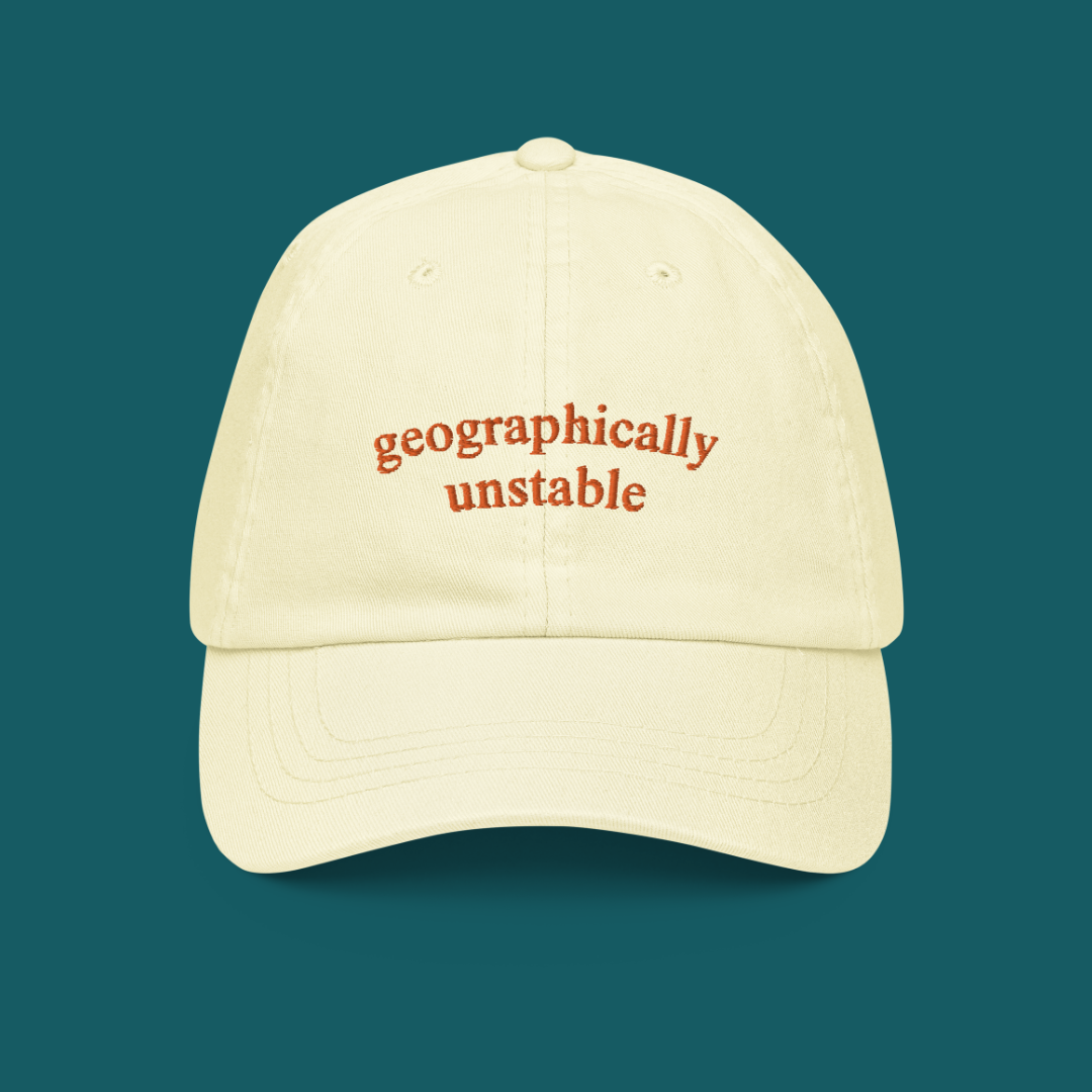 Organic-Cotton Cap »geographically unstable«